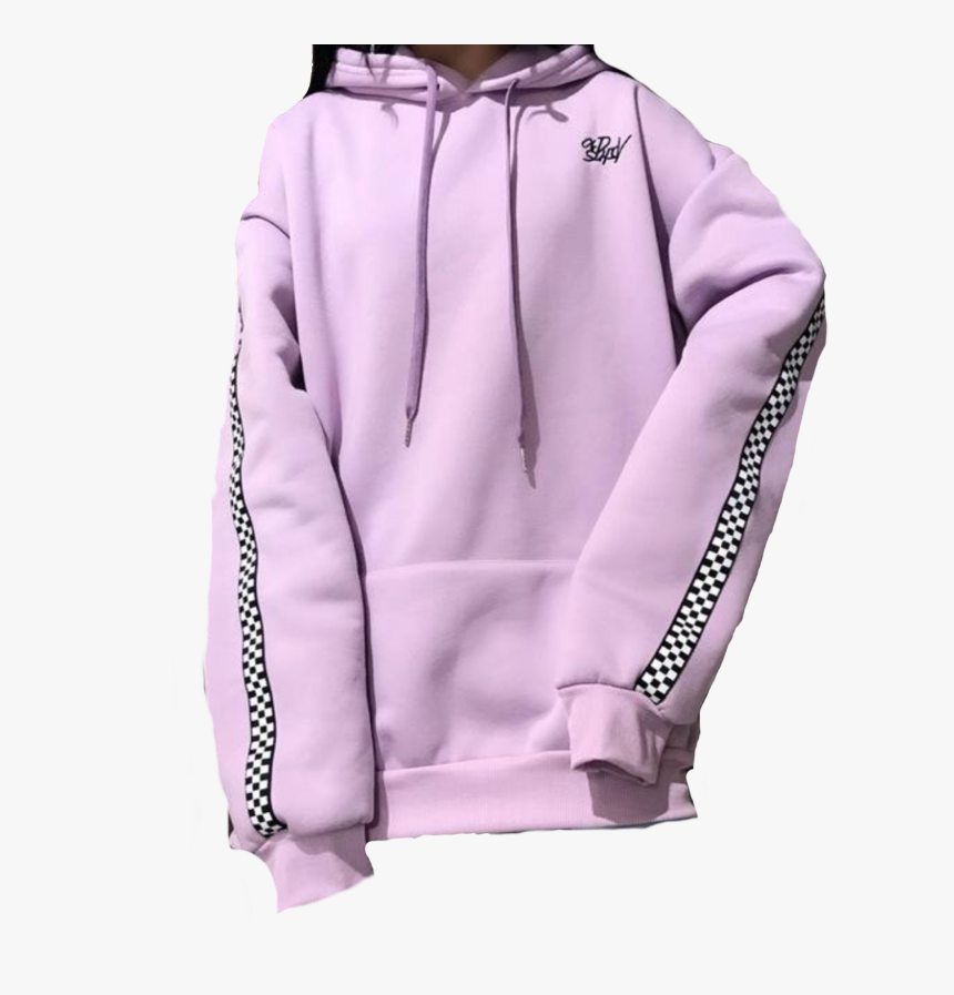 Checkered Sleeve Hoodie Dress, HD Png Download