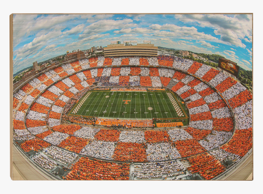 Aerial Fisheye Checkerboard Neyland - Ut College, HD Png Download