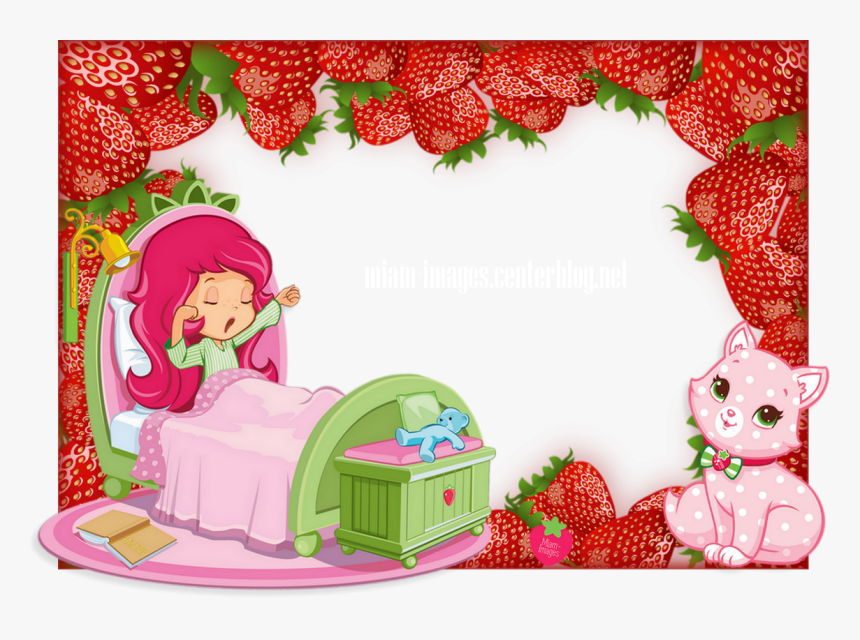 Cadre Charlotte Aux Fraises - Cartoon, HD Png Download