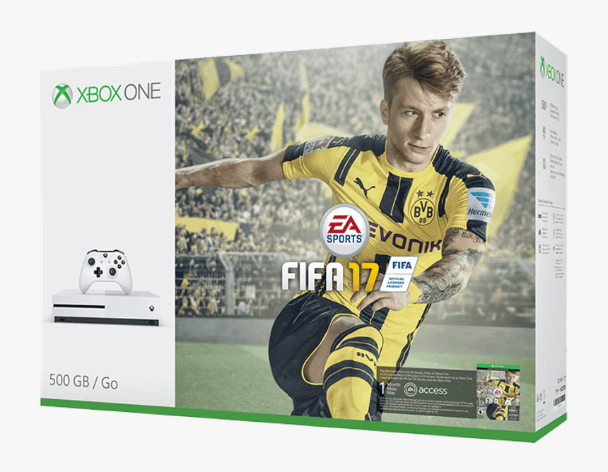 Xbox One S Fifa 17 Bundle 500gb, HD Png Download