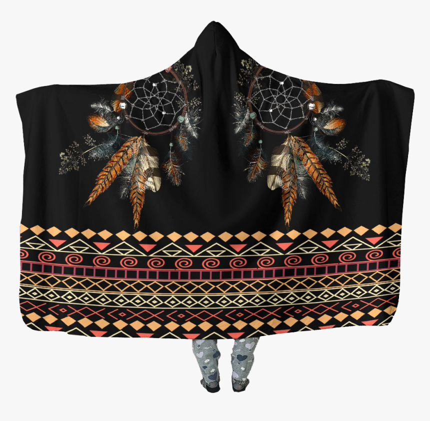 Tribal Dream Dreamcatcher Hoodie Blanket - Stole, HD Png Download