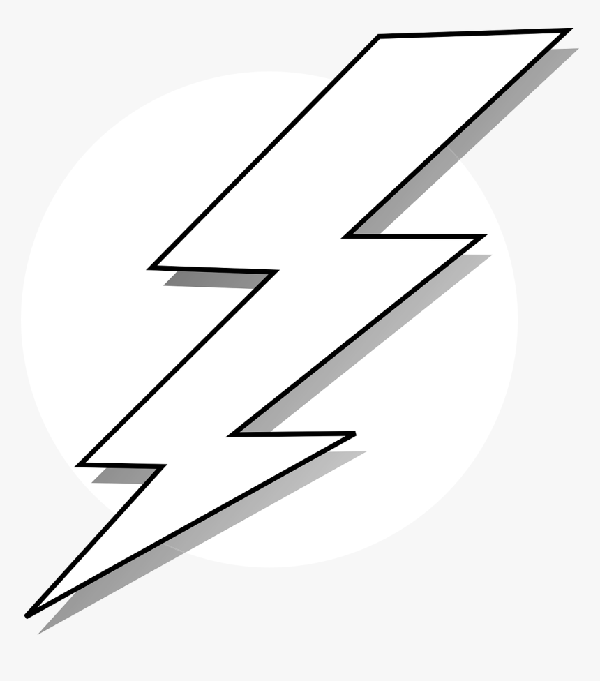 Lighting Bolt Print Out, HD Png Download