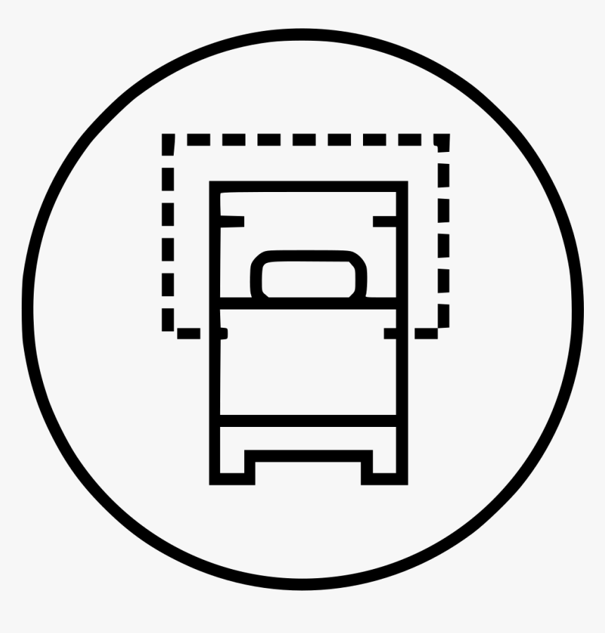 Hotel Restaurant Single Bed One Person Furnoture Png - Circle, Transparent Png