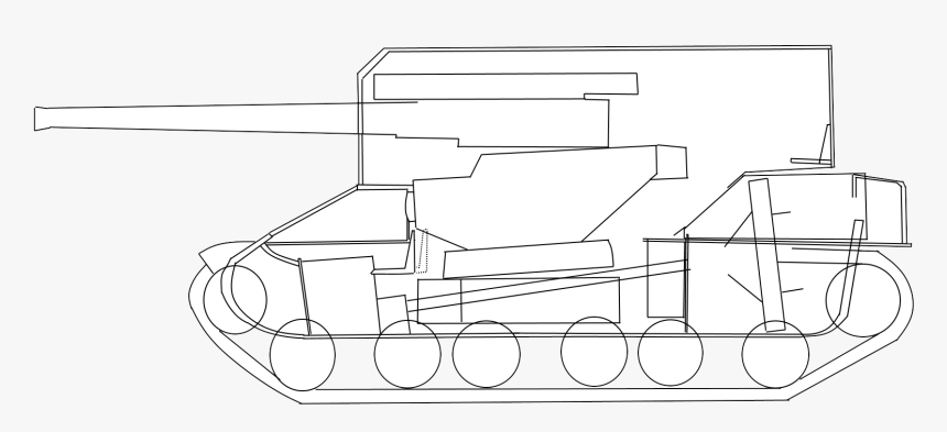 M4a1 Png , Png Download - Line Art, Transparent Png