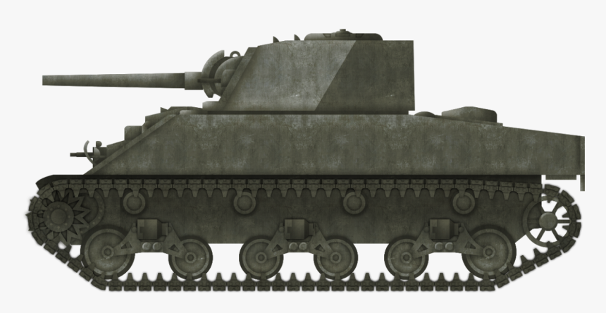 M4 Sherman 3 Inch Gun, HD Png Download