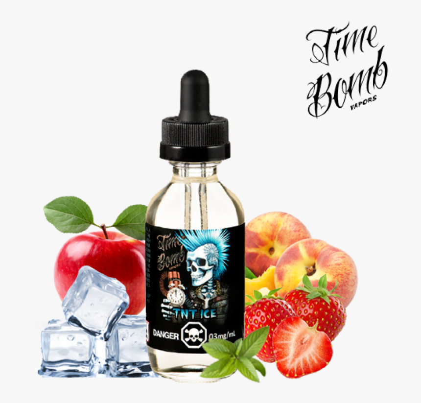 Time Bomb E-juice 60ml - Tnt Ice Salt Nic, HD Png Download