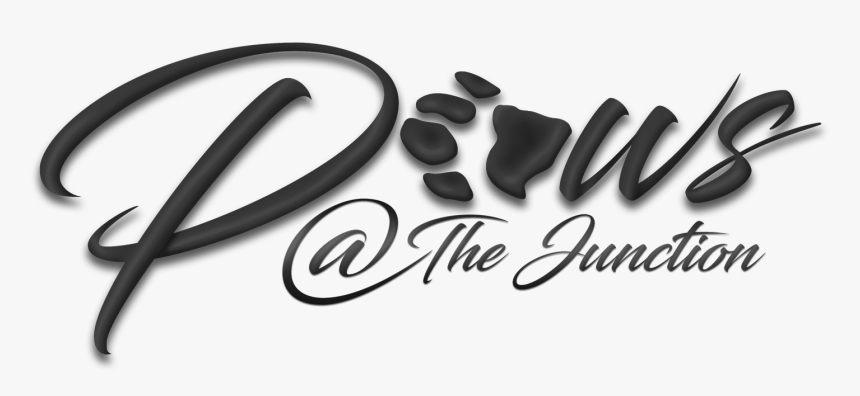Logo For Paws @the Junction 
 Class Responsive Logo - Calligraphy, HD Png Download