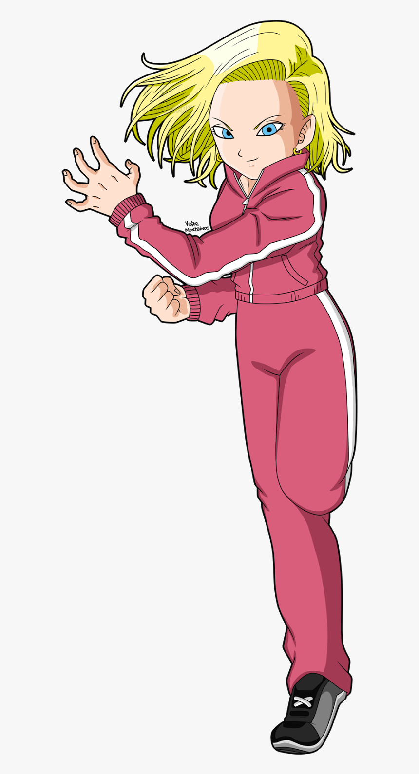 Android 18 Vs Goten Y Trunks, HD Png Download