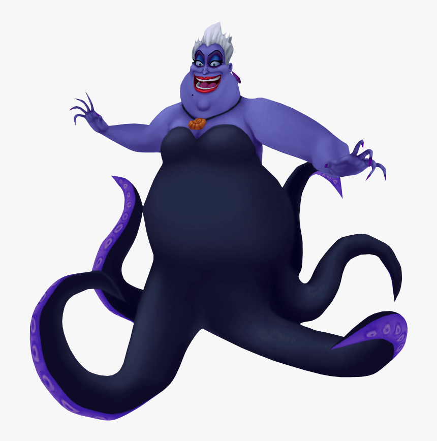 Kingdom Hearts Wiki - My Little Mermaid Bad Guy, HD Png Download