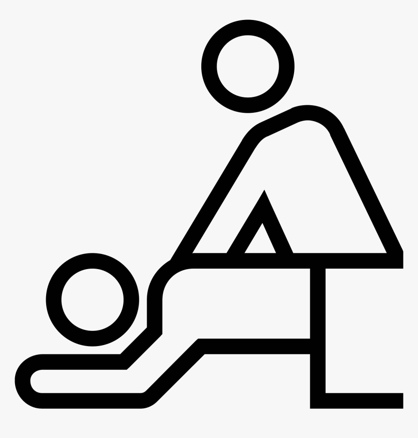 Vector People Above - Massage Icon, HD Png Download