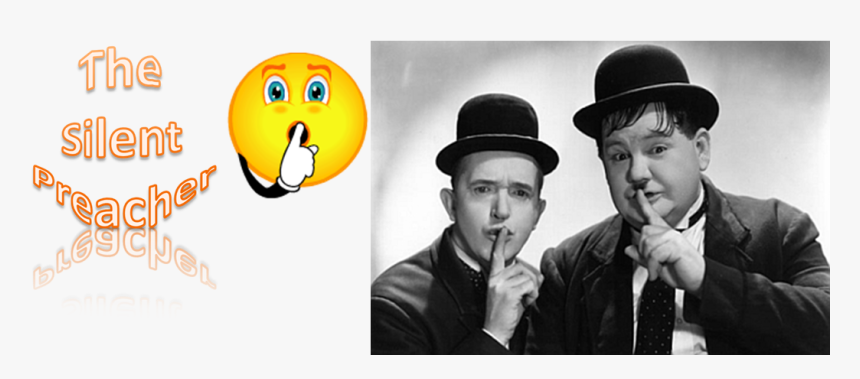 The Silent Preacher - Laurel And Hardy, HD Png Download