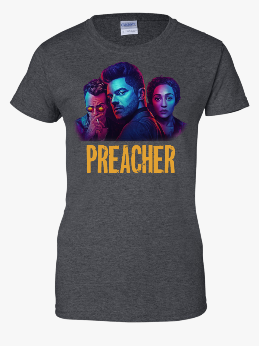 Preacher Season 2 Comic Book Cult Tv Show T Shirt,tank - T-shirt, HD Png Download