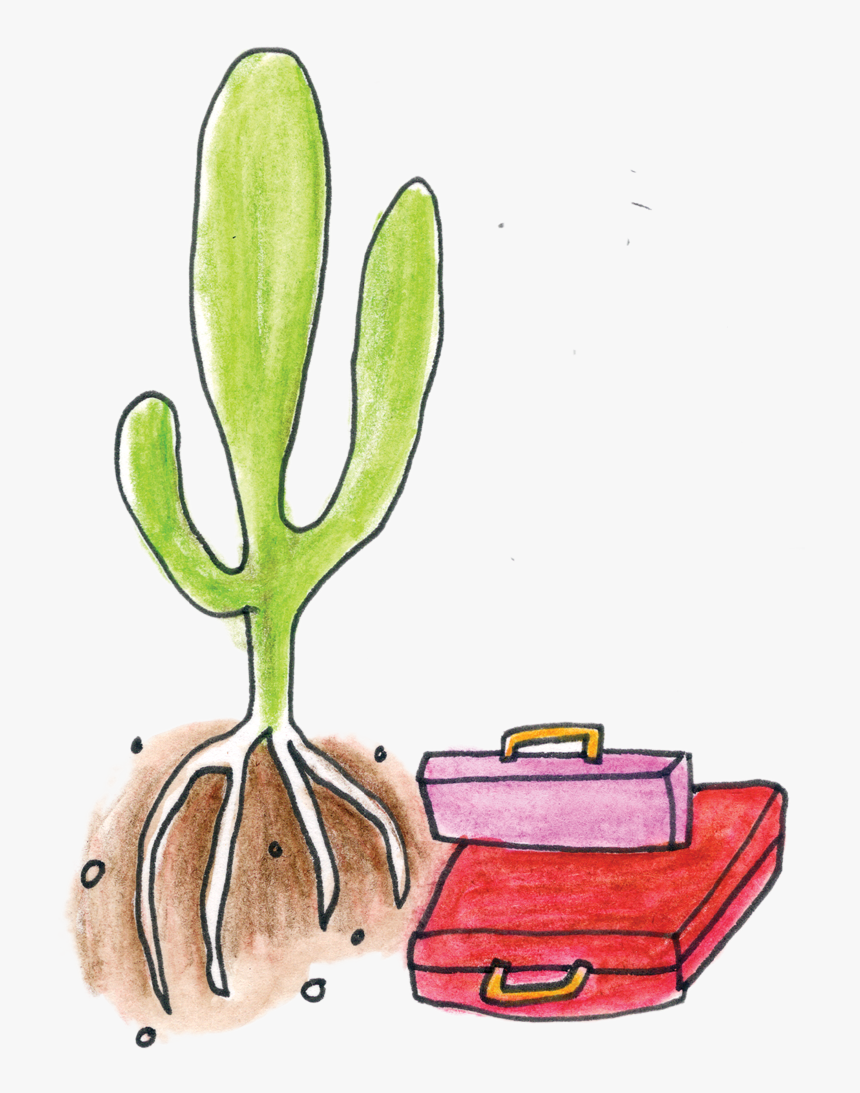 Seedling Baggage - Illustration, HD Png Download