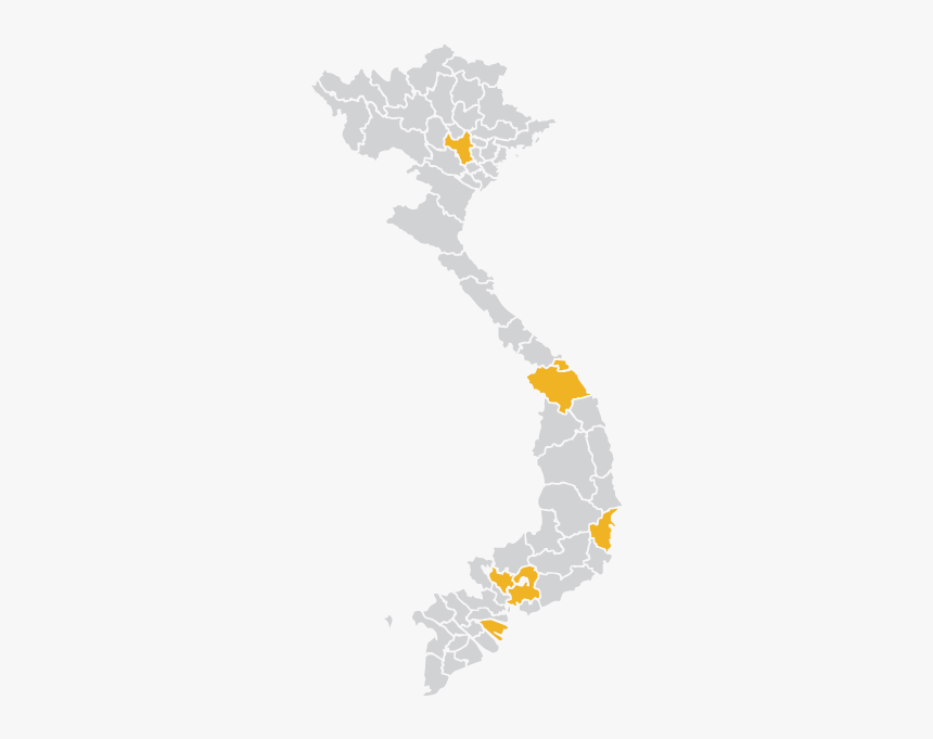 Map Of Vietnam, HD Png Download