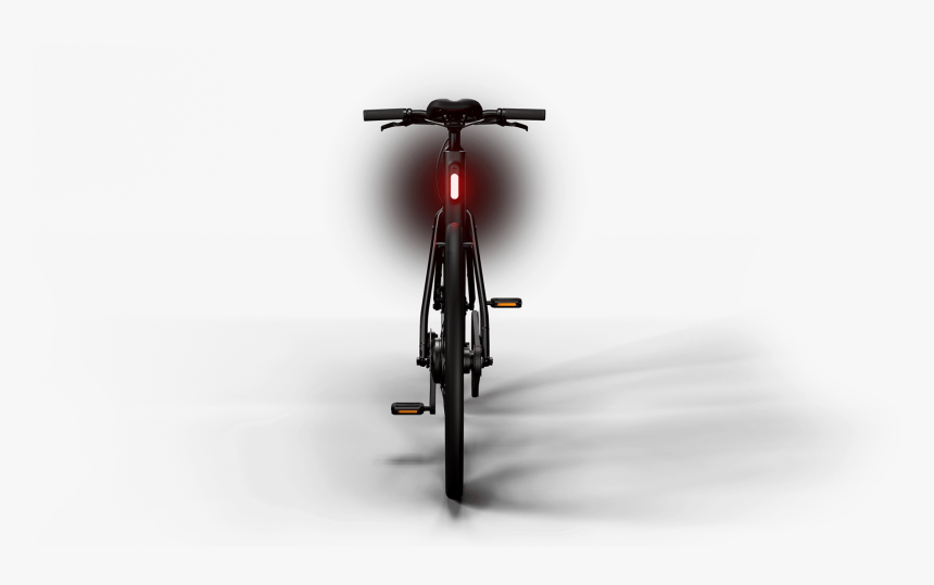 bike with integrated lights