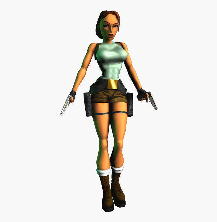 Tomb Raider Lara Croft Png Image Background - Lara Croft Old Vs New, Transparent Png