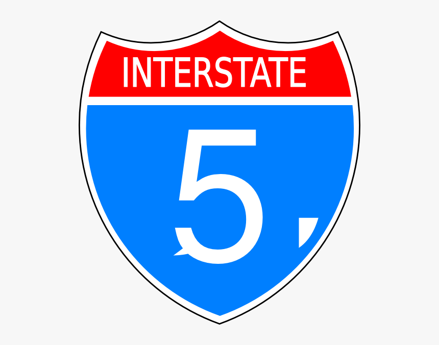Interstate Clip Art At - Interstate 95 Sign Clipart, HD Png Download