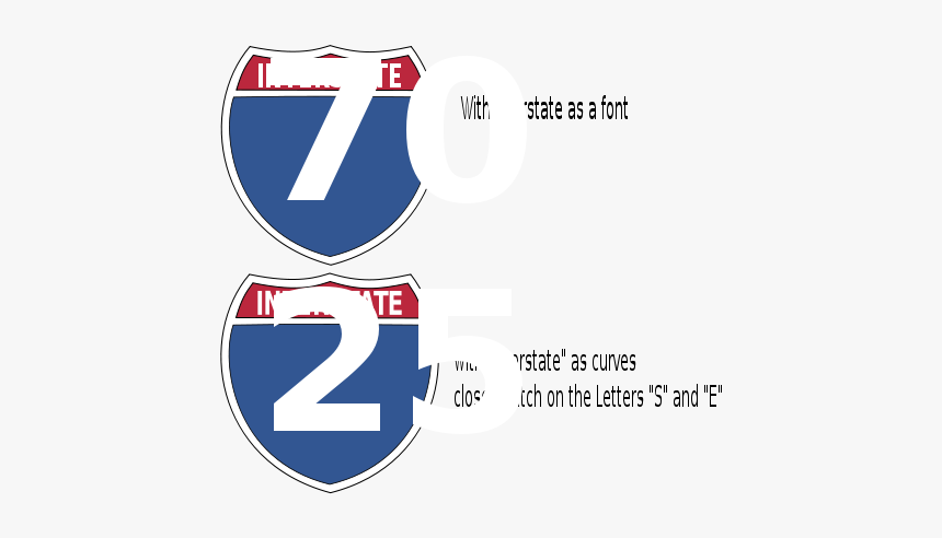 Interstate Highway Sign - Interstate Highway Signs, HD Png Download
