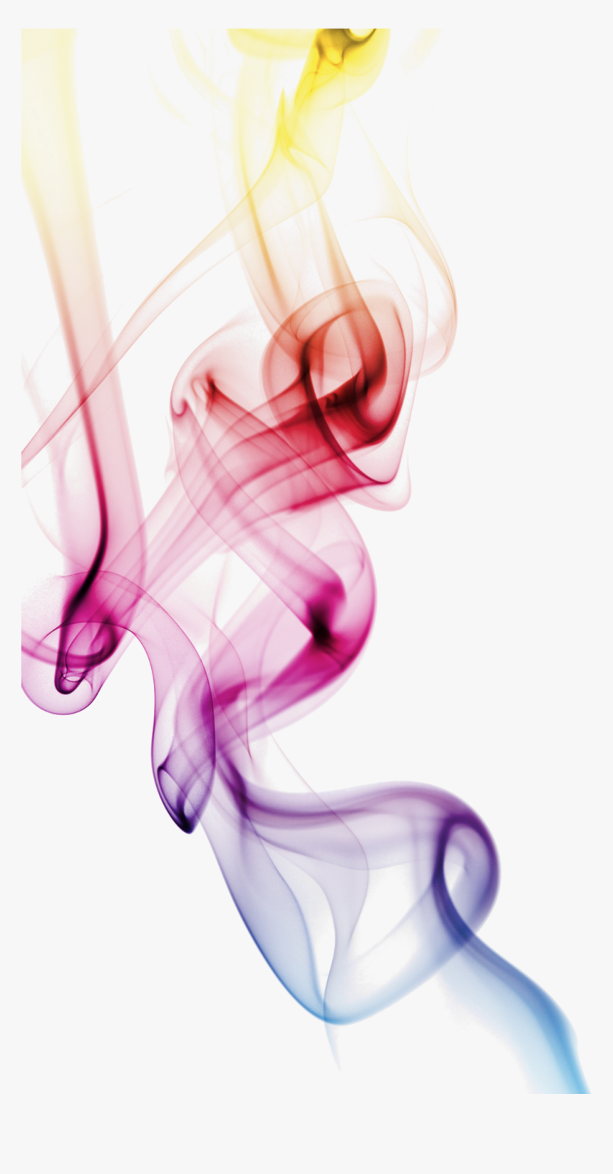 #smoke #rainbow #effect #ftestickers #stickers #autocollants - Rainbow Smoke Png Transparent, Png Download