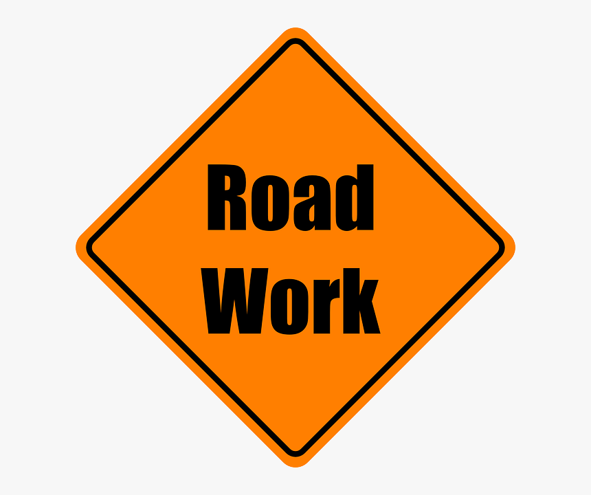 Westbound Loop 202 Santan Freeway To Close This Weekend - Orange Warning Road Signs, HD Png Download