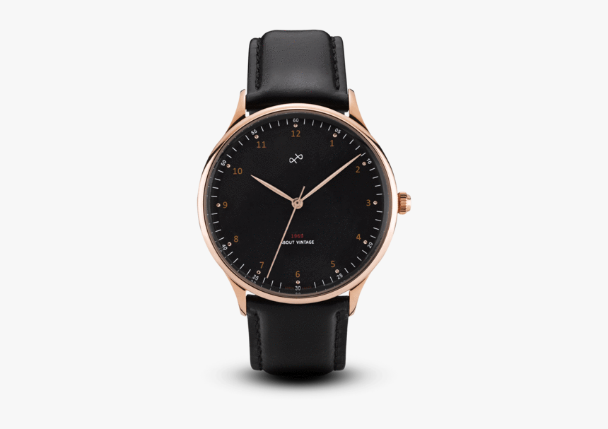 1969 Vintage, Rose Gold / Black - Vacheron Constantin Patrimony Rose Gold, HD Png Download