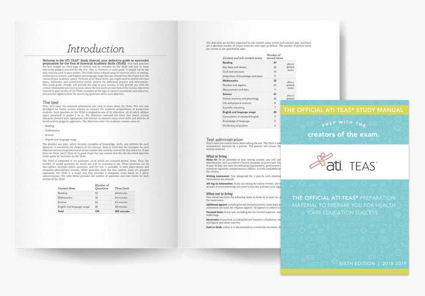Smartprep - Ati Teas Study Guide, HD Png Download
