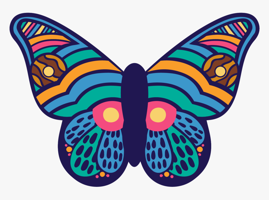 2020 Butterfly Decorative, HD Png Download
