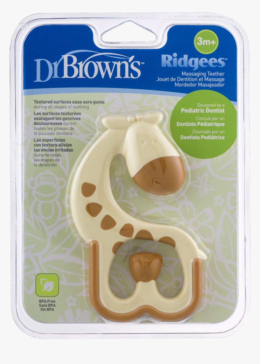 Dr Brown's Ridgees Massaging Teether, HD Png Download