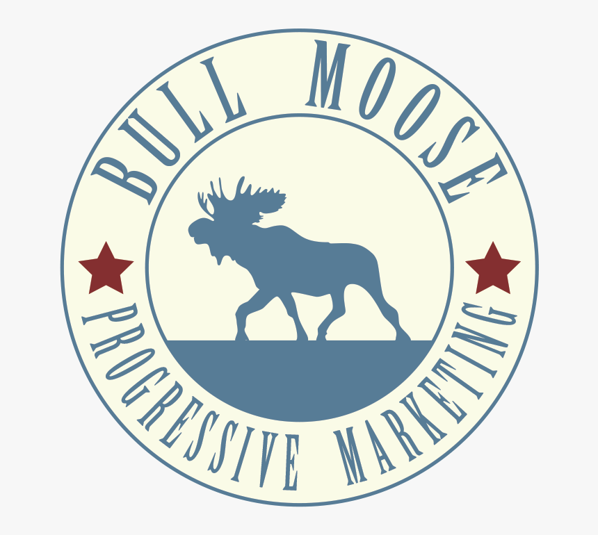 Industrial Marketing Through Bull Moose Progressive - Silhouette, HD Png Download