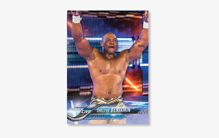 2018 Topps Wwe Shelton Benjamin Base Poster - Barechested, HD Png Download