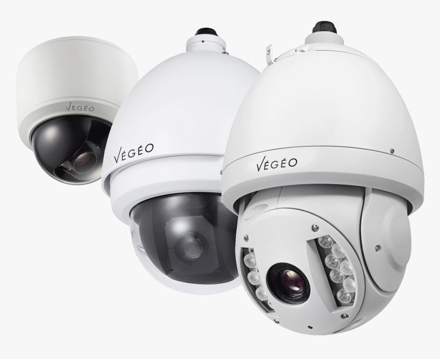Motorized & Controllable Surveillance Cameras - Caméra De Surveillance Png, Transparent Png