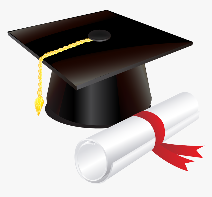Graduation Cap And Diploma Clipart, HD Png Download