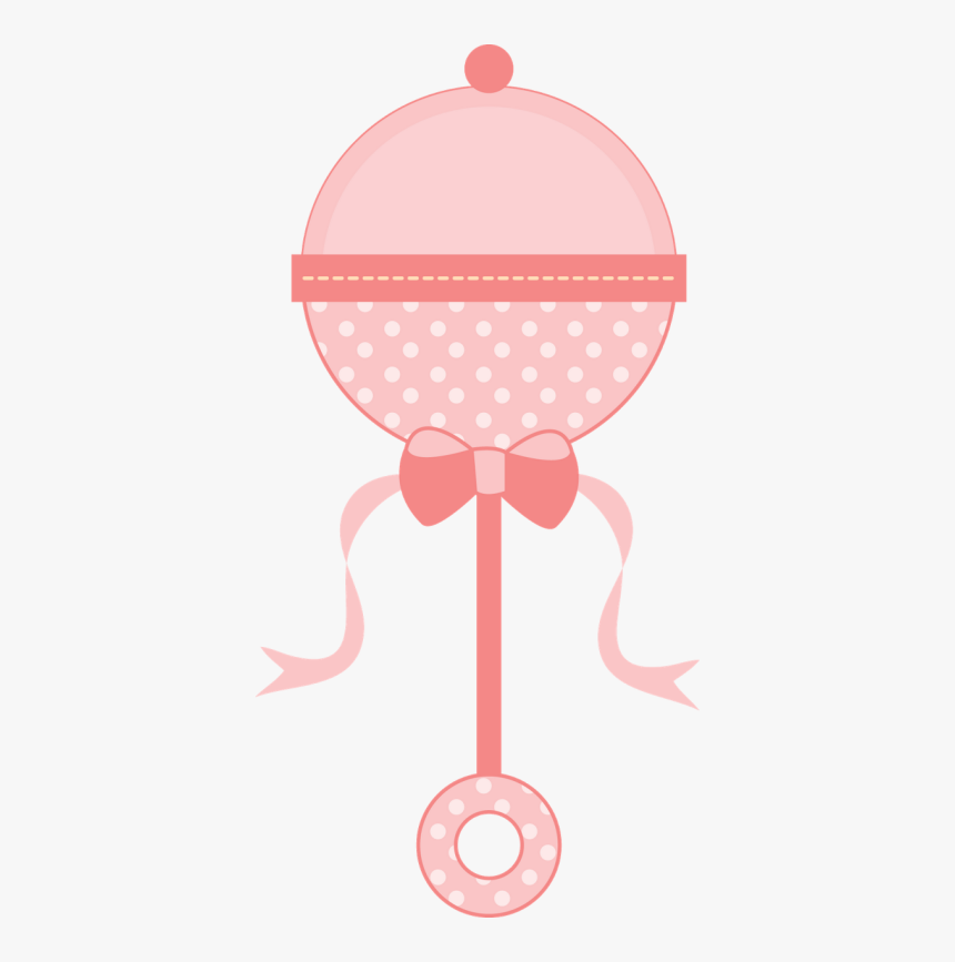 pink baby rattle