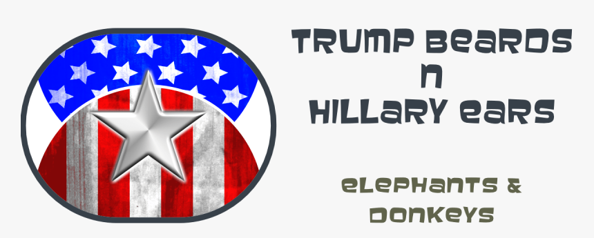 Trump Beards N Hillary Ears Imessage Digital Stickers - Icpv3, HD Png Download