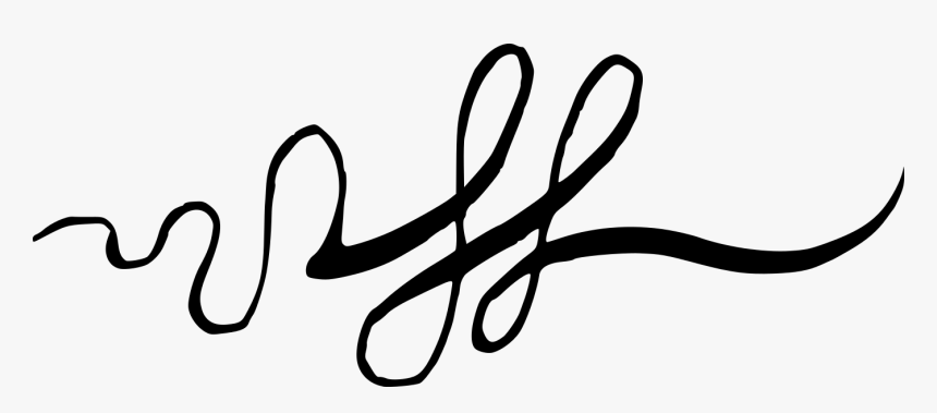 Calligraphic Swirls Flourishes 13 - Calligraphy, HD Png Download