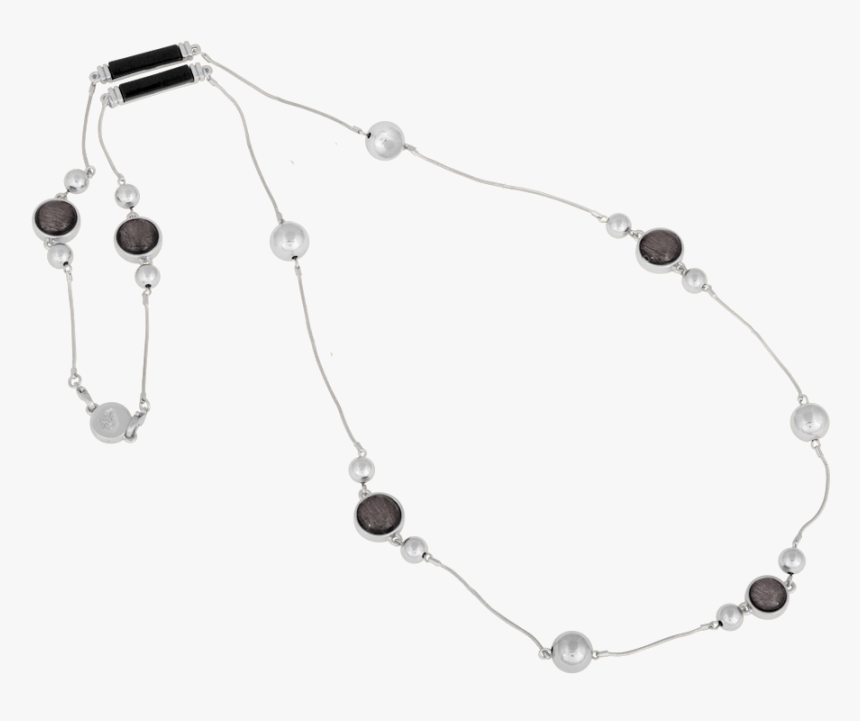 Ioaku Moon Iconic Silver Sparkle Grey - Necklace, HD Png Download
