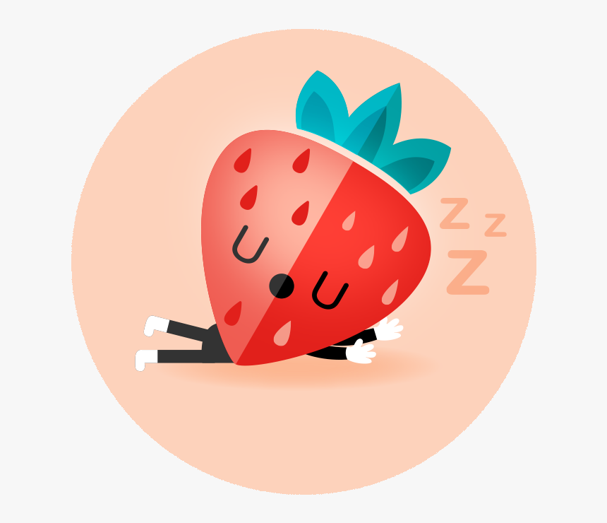 Tired - Strawberry, HD Png Download