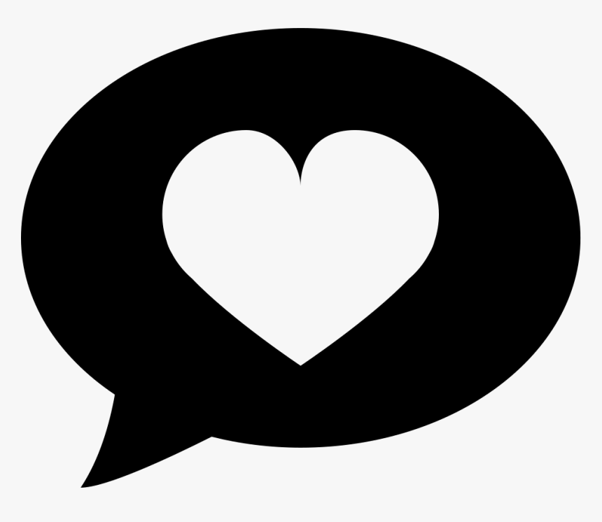 Hype Machine Logo Comments - Heart In Speech Bubble, HD Png Download