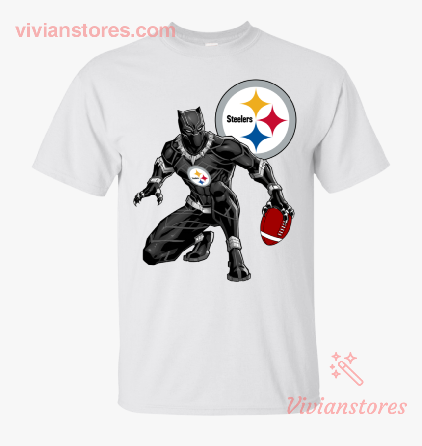 Superhero Cartoon Black Panther, HD Png Download