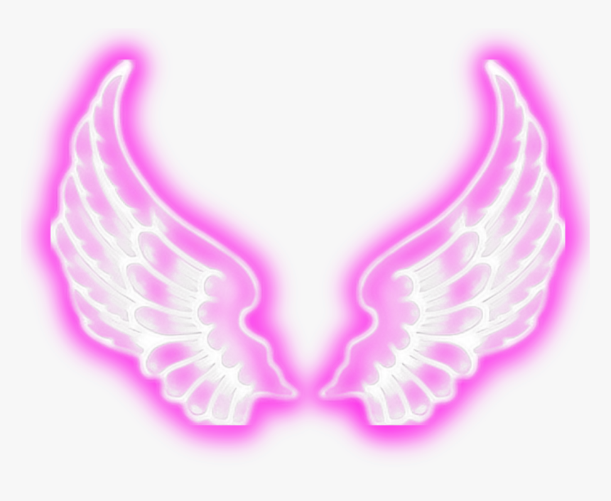 #wing #neon #wings #angel #fly Freetoedit #귀여운 #可愛い - Neon Angel Wings Png, Transparent Png