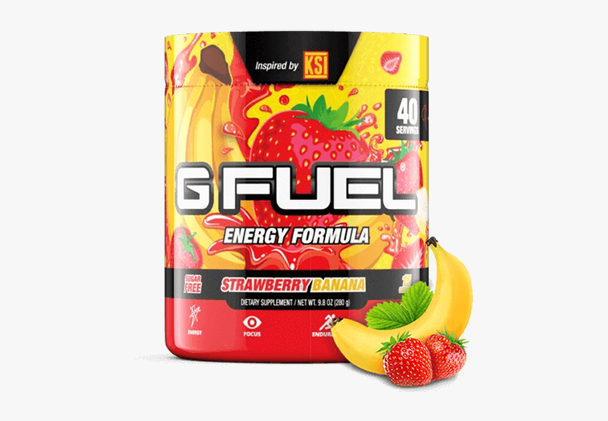 G Fuel Energy - Gfuel Strawberry Banana, HD Png Download