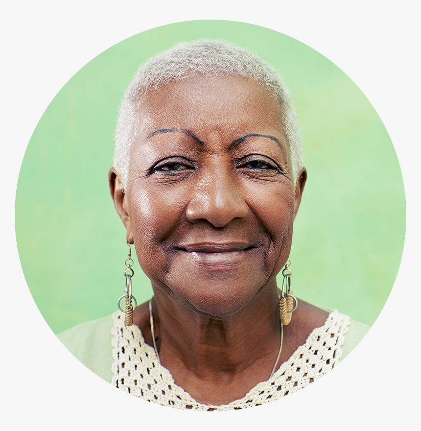 Elderly Black Woman, HD Png Download
