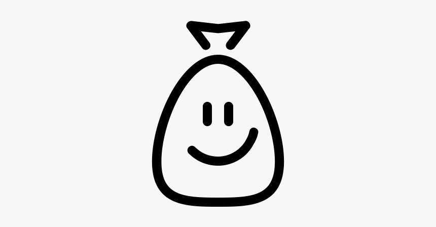Money Bag Rubber Stamp 
 Class Lazyload Lazyload Mirage - Smiley, HD Png Download