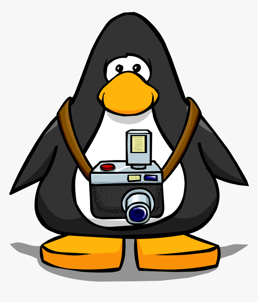 Club Penguin Ski Hill Camera , Png Download - Penguin With Top Hat, Transparent Png