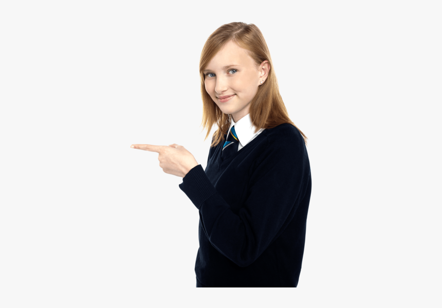 Women Pointing Left - Ejecutivas Png, Transparent Png