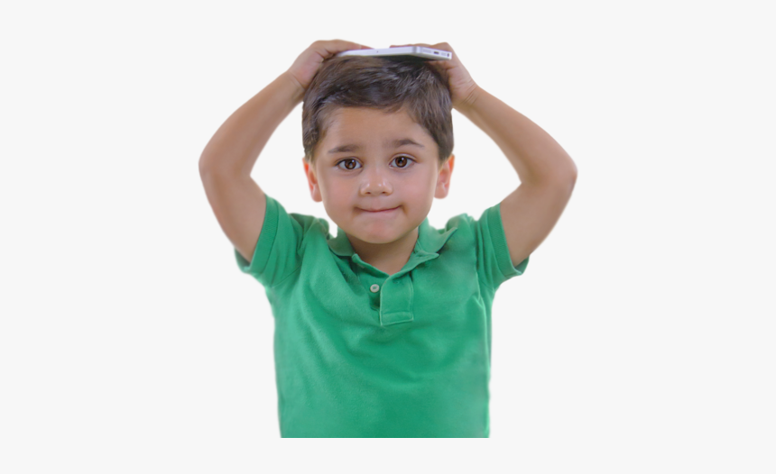 T-shirt Sleeve Forehead Outerwear Toddler - Transparent Background Kids Pointing Png, Png Download