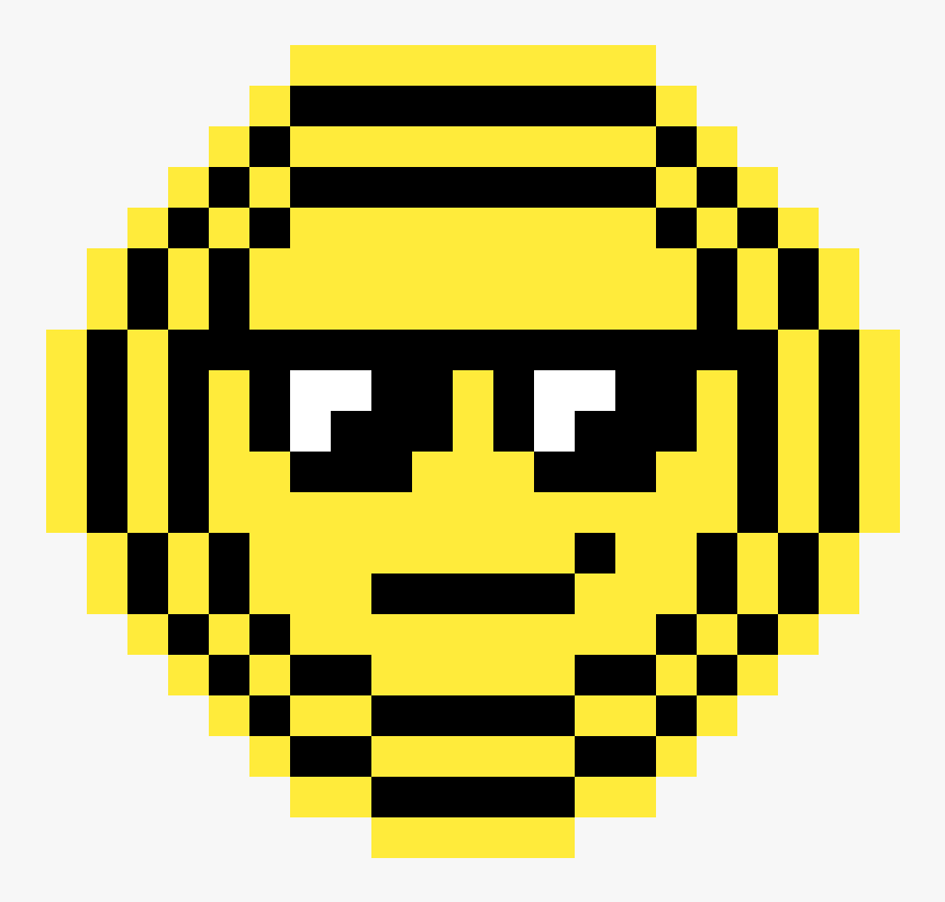 An Emoji For The Emojimovie , Png Download - Sunglasses Emoji Pixel Art, Transparent Png