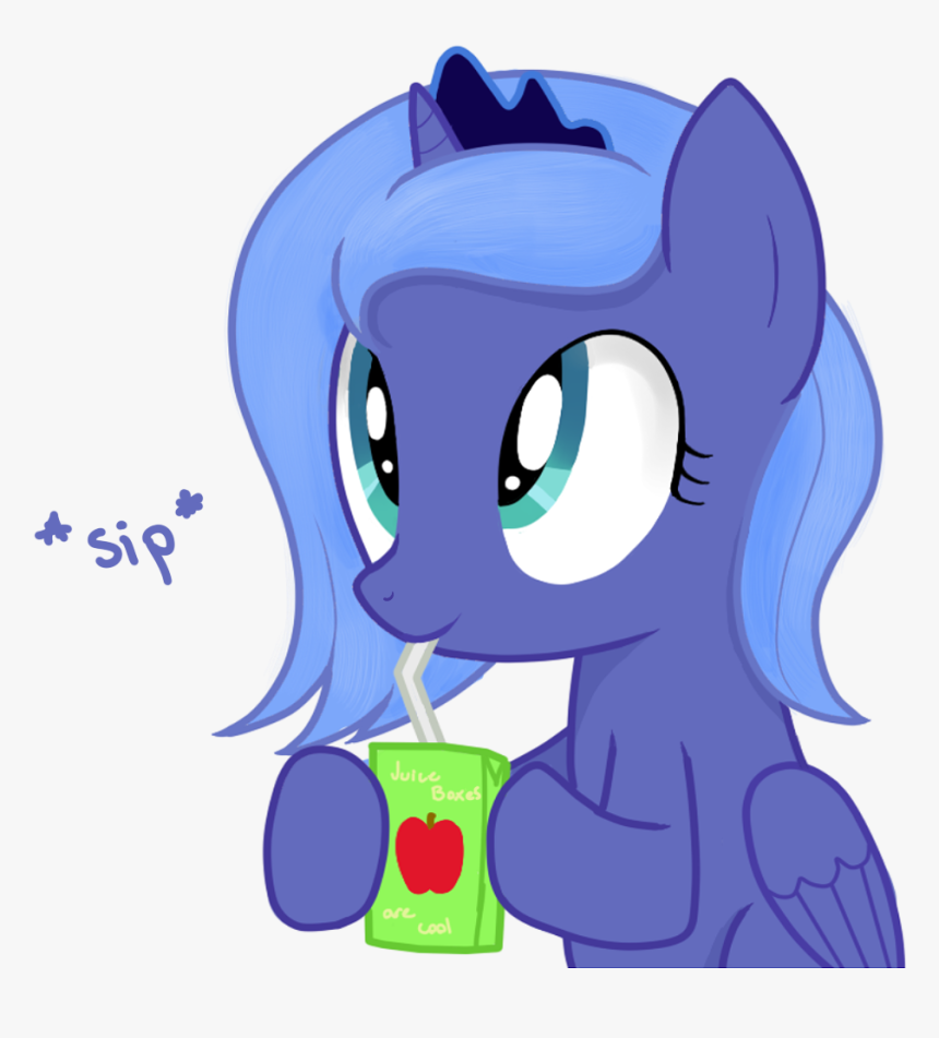 Staticwave12, Cute, Female, Filly, Juice Box, Lunabetes, - Mlp Woona, HD Png Download