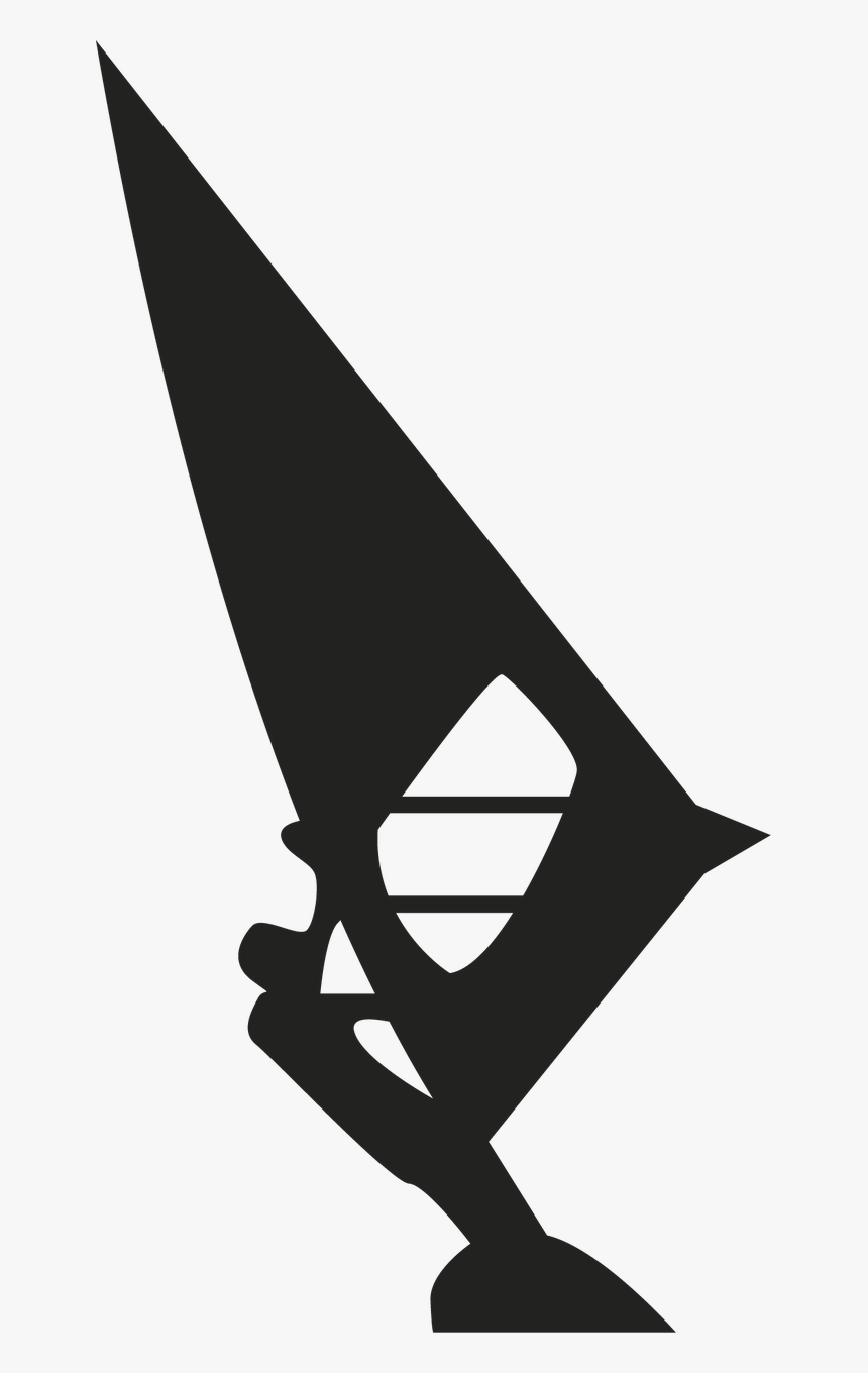 Ocean Surf Sailing Free Photo - Planche A Voile Dessin, HD Png Download