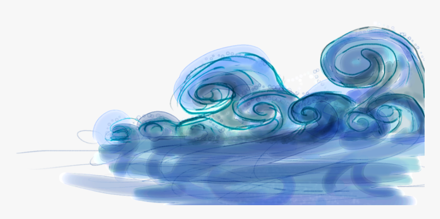 Transparent Watercolor Wave - Illustration, HD Png Download